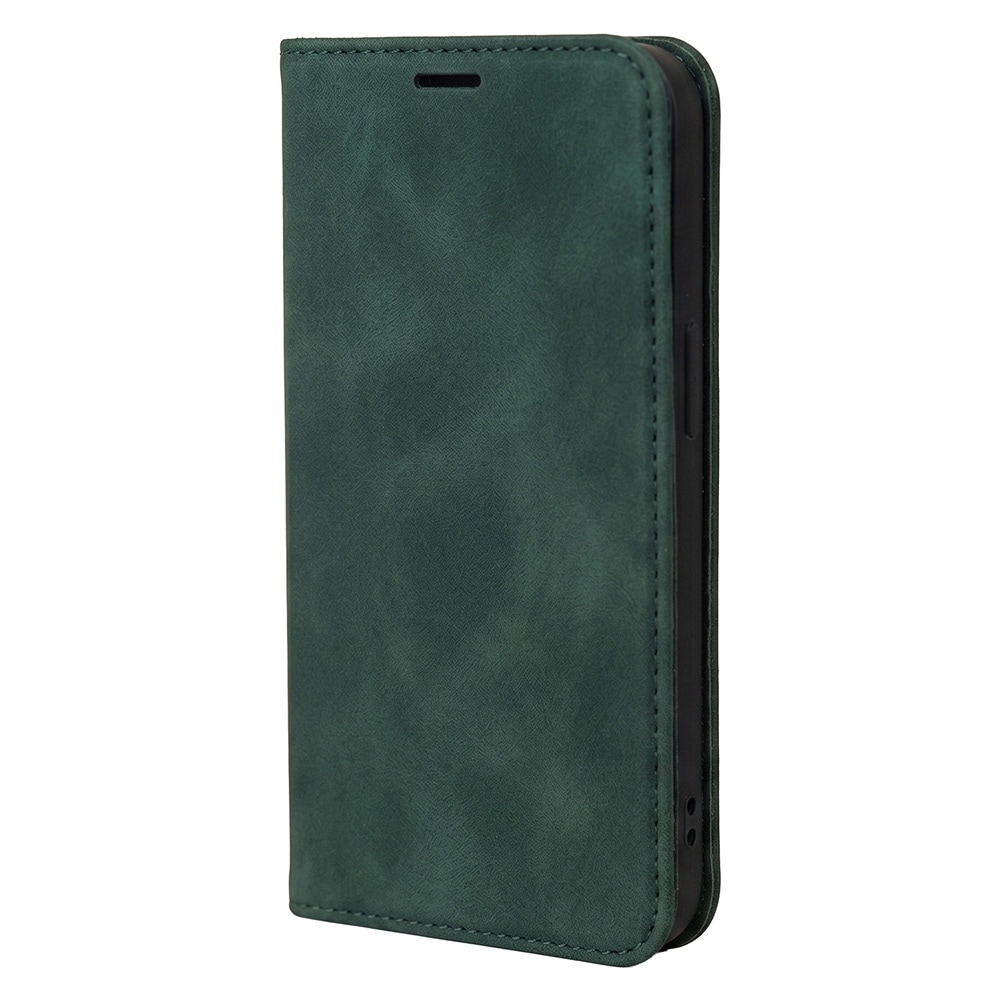 Smart Suede-etui til iPhone 17/18 Pro Max – Grøn / Pungetui / Flip-etui