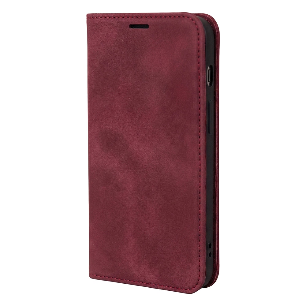 Smart Suede-etui til iPhone 17/18 Pro Max – Rødbrun / Pungetui / Flip-etui