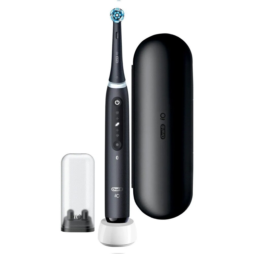 Oral-B iO Series 5N – Svart / Smart elektrisk tandbørste med 5 indstillinger / Magnetisk tandbørste