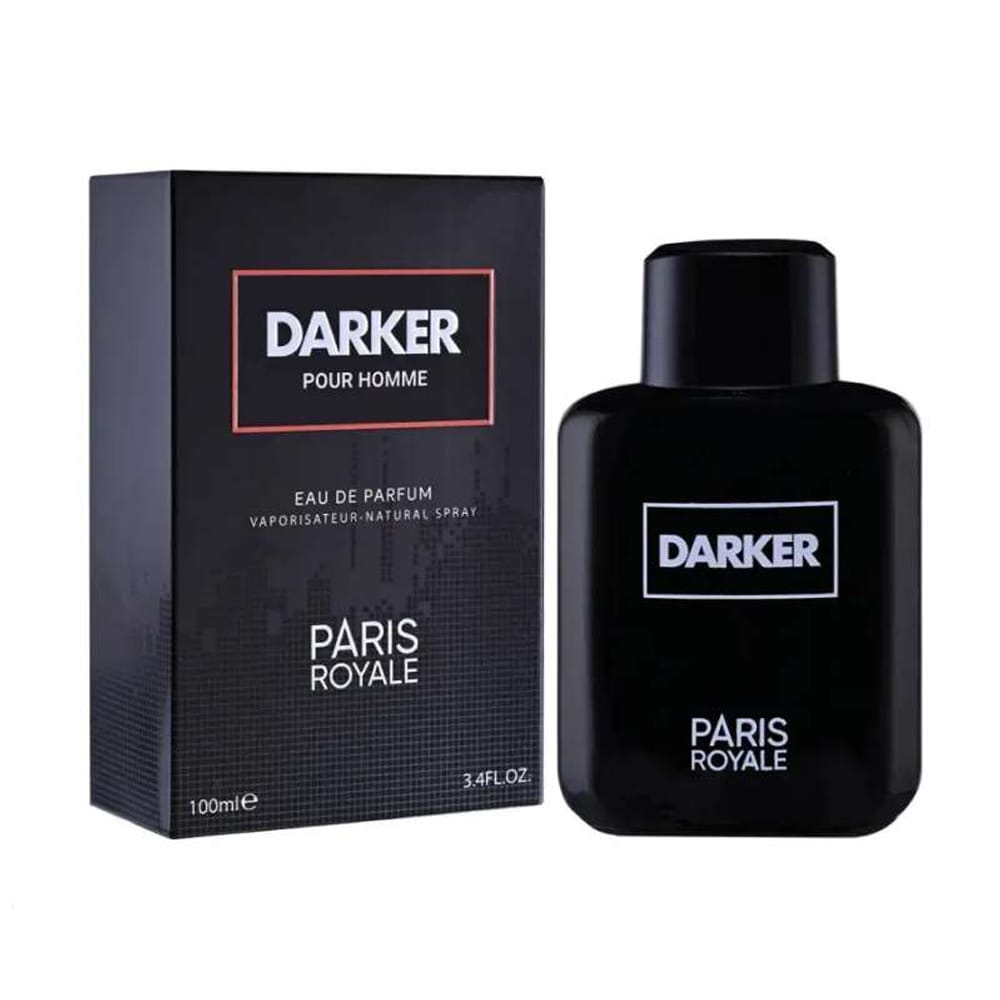 Paris Royale Darker EDP 100 ml / Aromatisk herreparfume med træagtige noter / Mørk og frisk duft