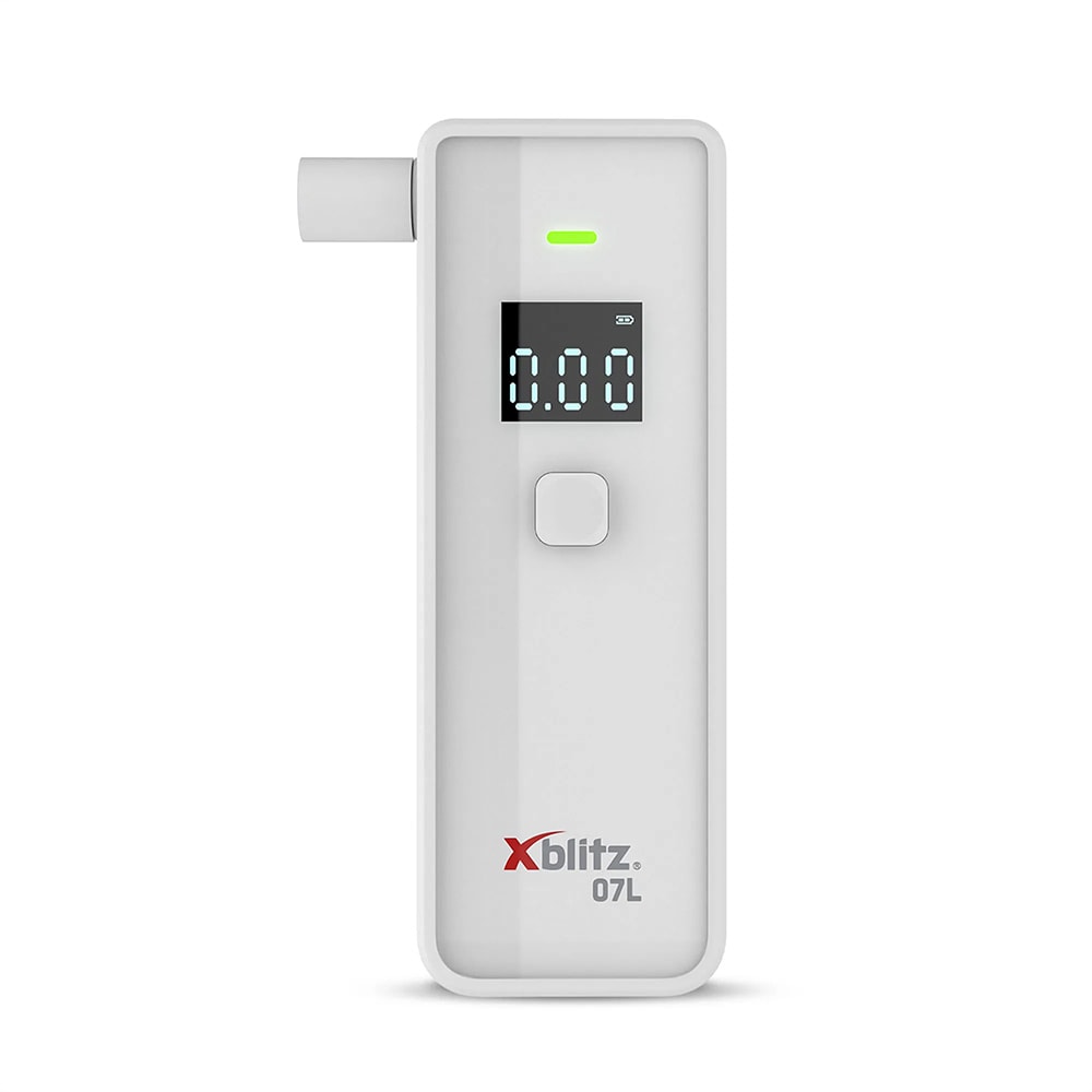 Xblitz 07L alkoholmåler / Digital alkoholmåler med LCD-skærm / Kompakt åndedrætsalkoholmåler