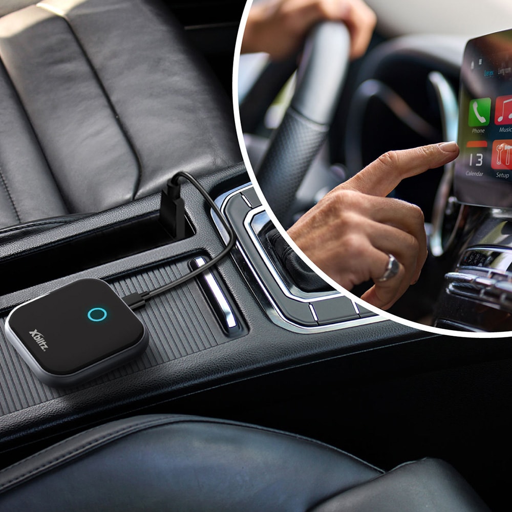 Xblitz SmartCAR trådløs CarPlay / Android Auto-adapter / USB-biladapter / multimedieadapter
