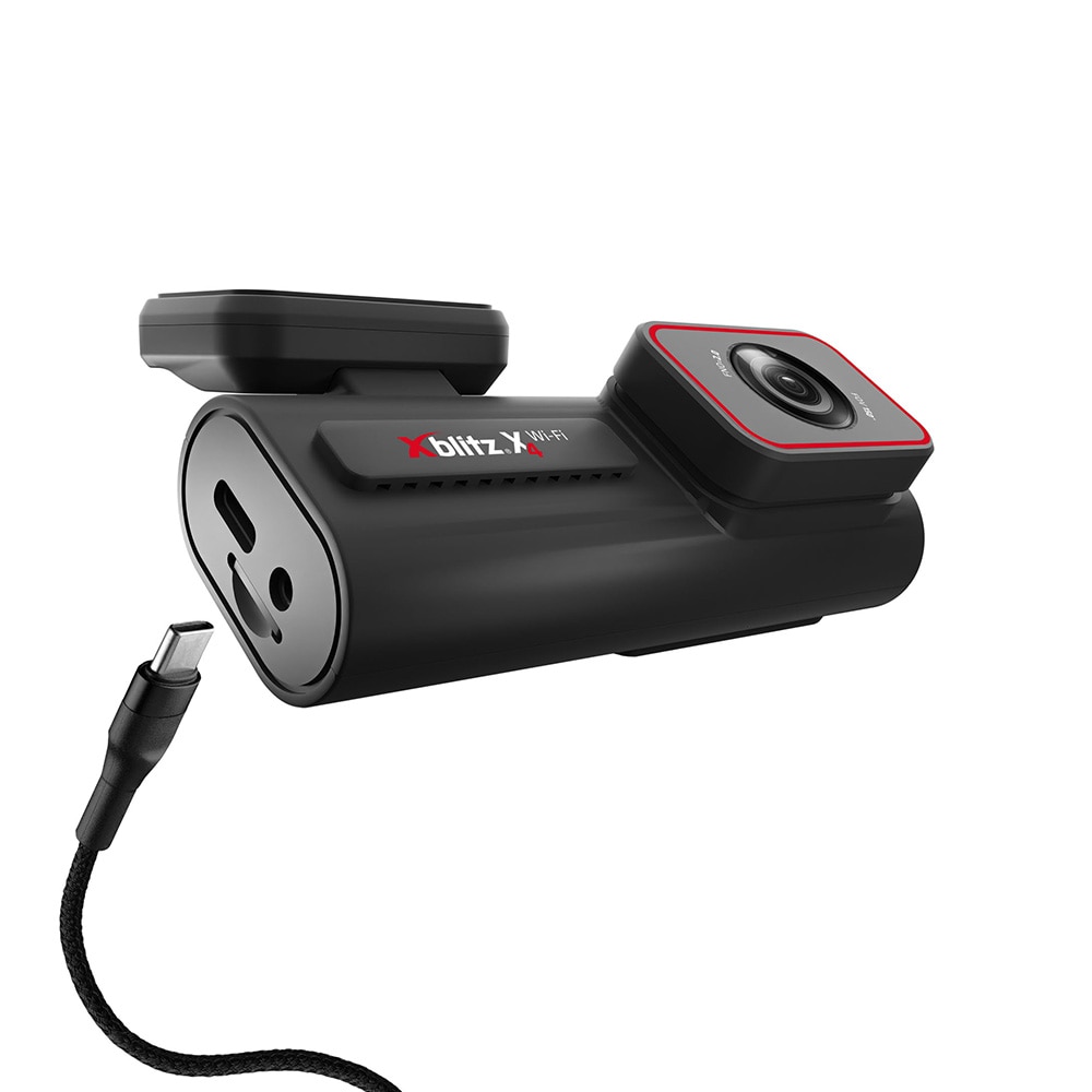 Xblitz X4 Wi-Fi dashcam / bilkamera / forrudekamera med 2,5K, Wi-Fi og 150° vidvinkel