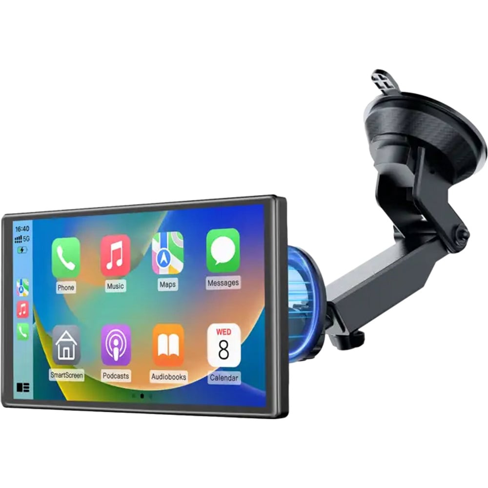 AutoSky APID-302 CarPlay-skærm 7″ / trådløs Apple CarPlay og Android Auto med FM-sender
