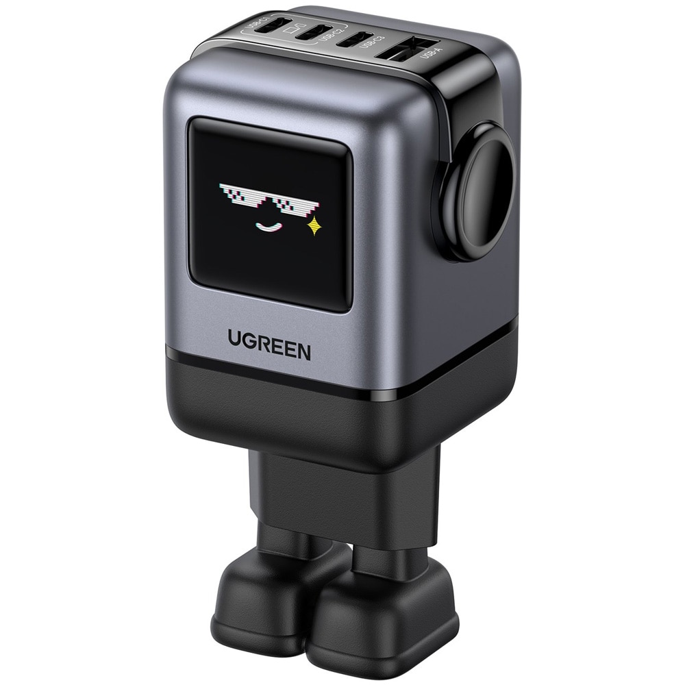 Ugreen X688 Uno 100 W USB-oplader med 5 A, 1xUSB, 3xUSB-C / USB-C-oplader / 4-portsoplader