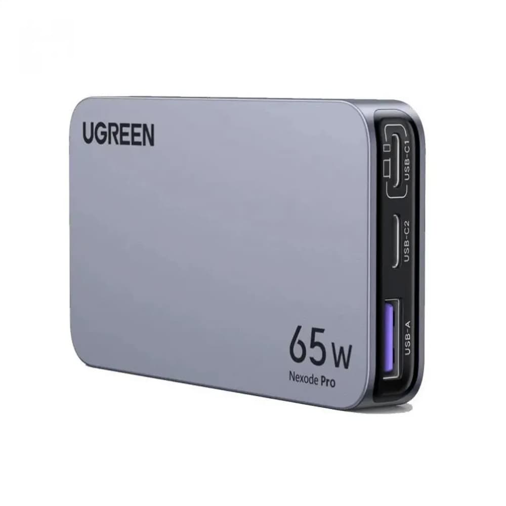 Ugreen Nexode Pro X753 GaN-oplader 65 W / ultratynd vægoplader med 2 USB-C-porte og USB-A-port