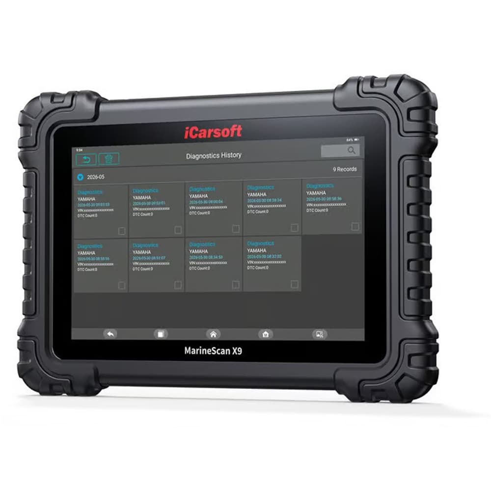 iCarsoft MarineScan X9 maritimt diagnoseværktøj / diagnosescanner til jetski og bådmotorer