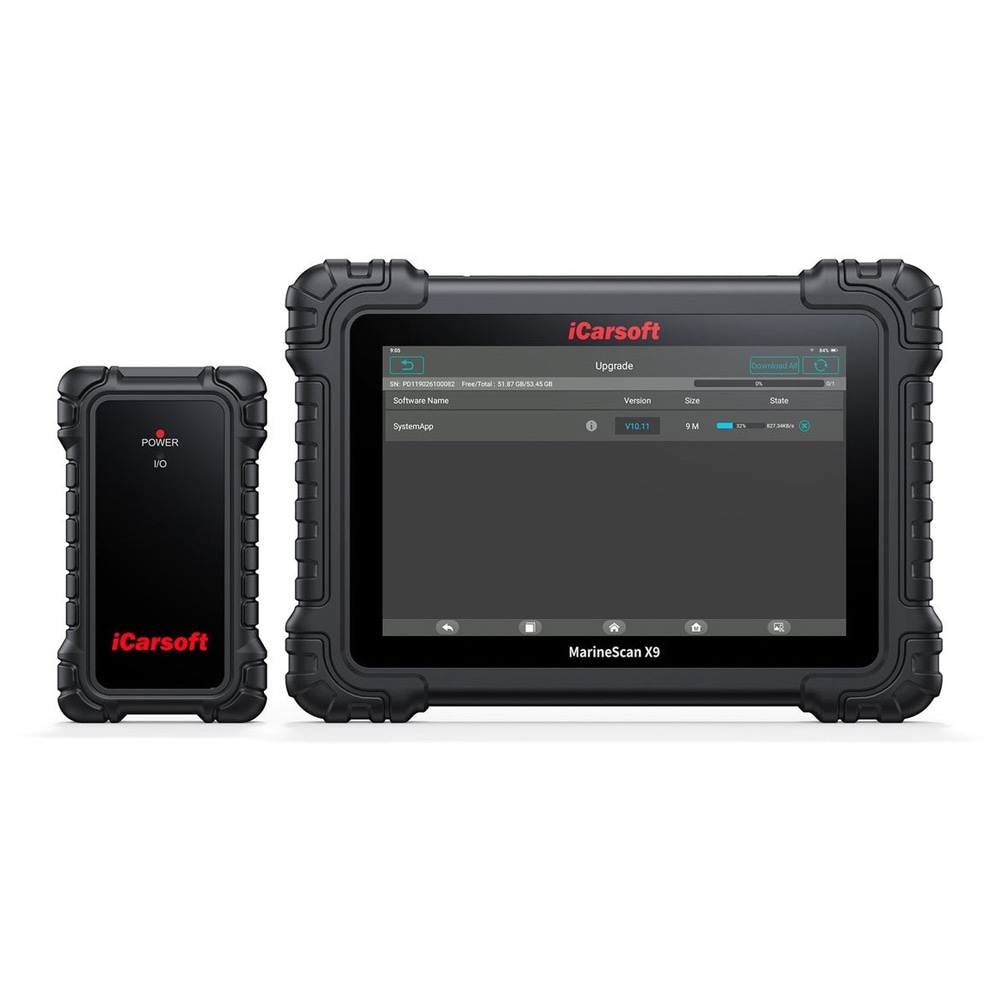 iCarsoft MarineScan X9 / Marin diagnosescanner / Diagnoseværktøj til jetski og bådmotorer