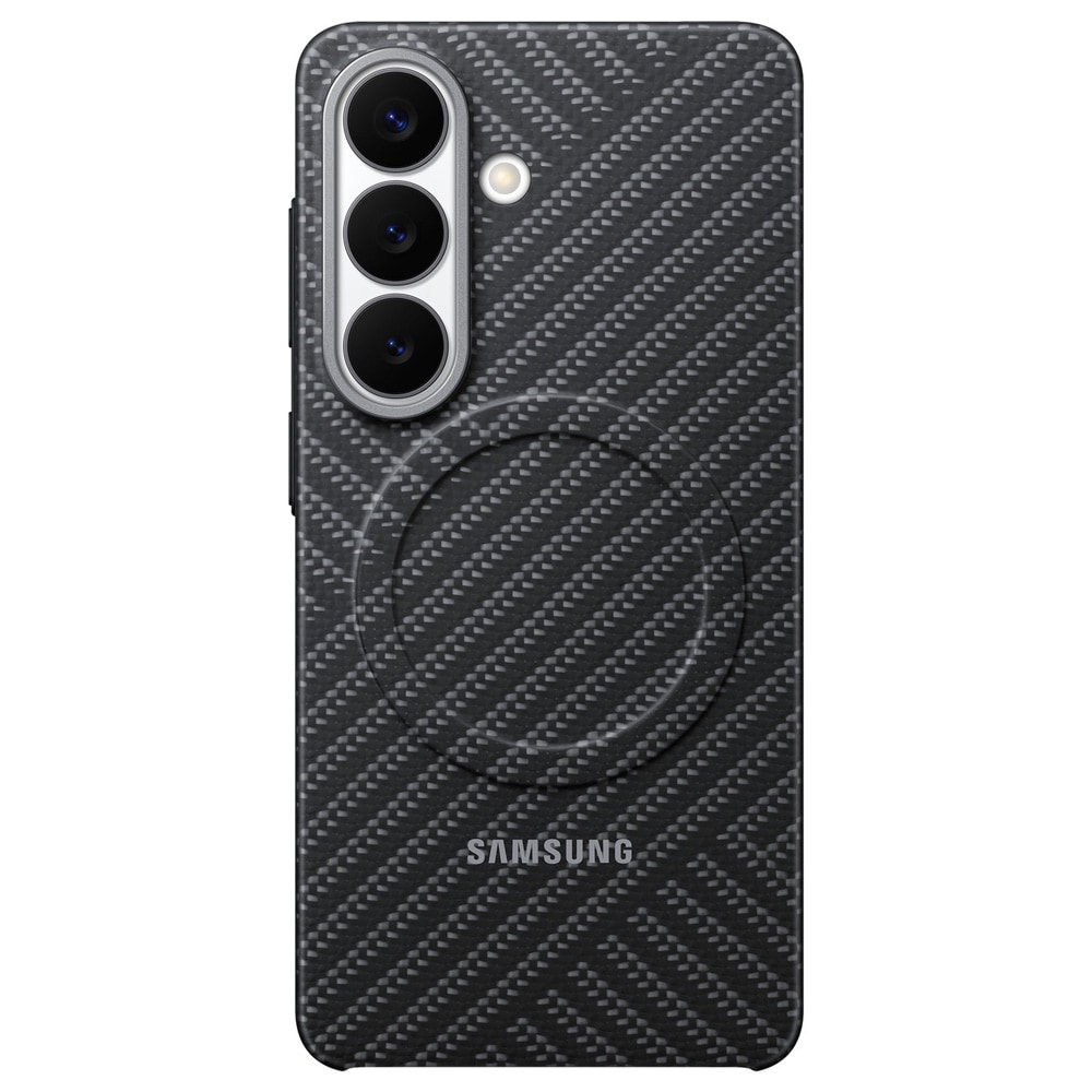 Samsung Galaxy S26 Carbon Magnet Case EF-KS942SSEGWW / Aramid-cover / Magnetisk mobilcover