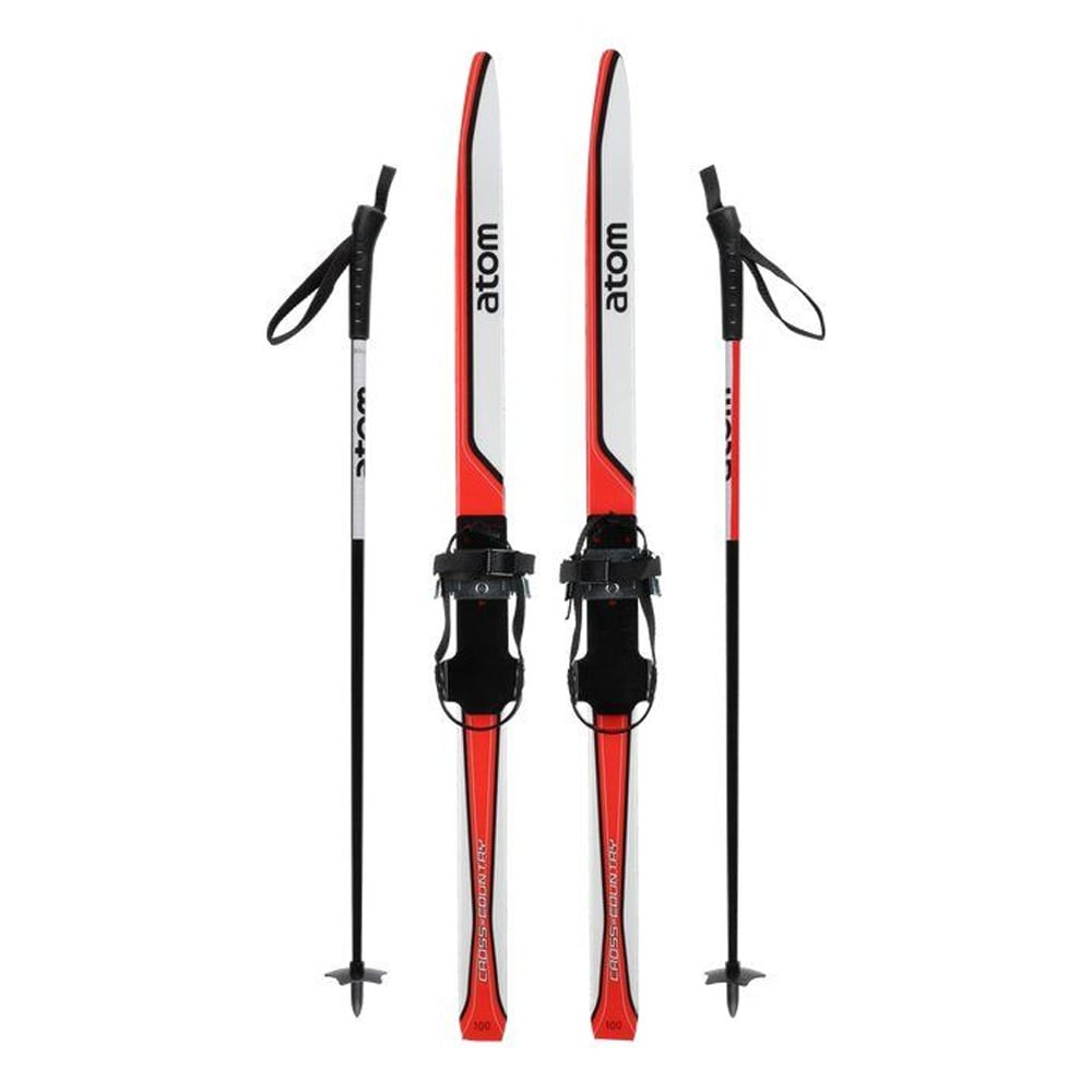 Skisæt til børn / Børneski 100 cm / Ski med stave og bindinger