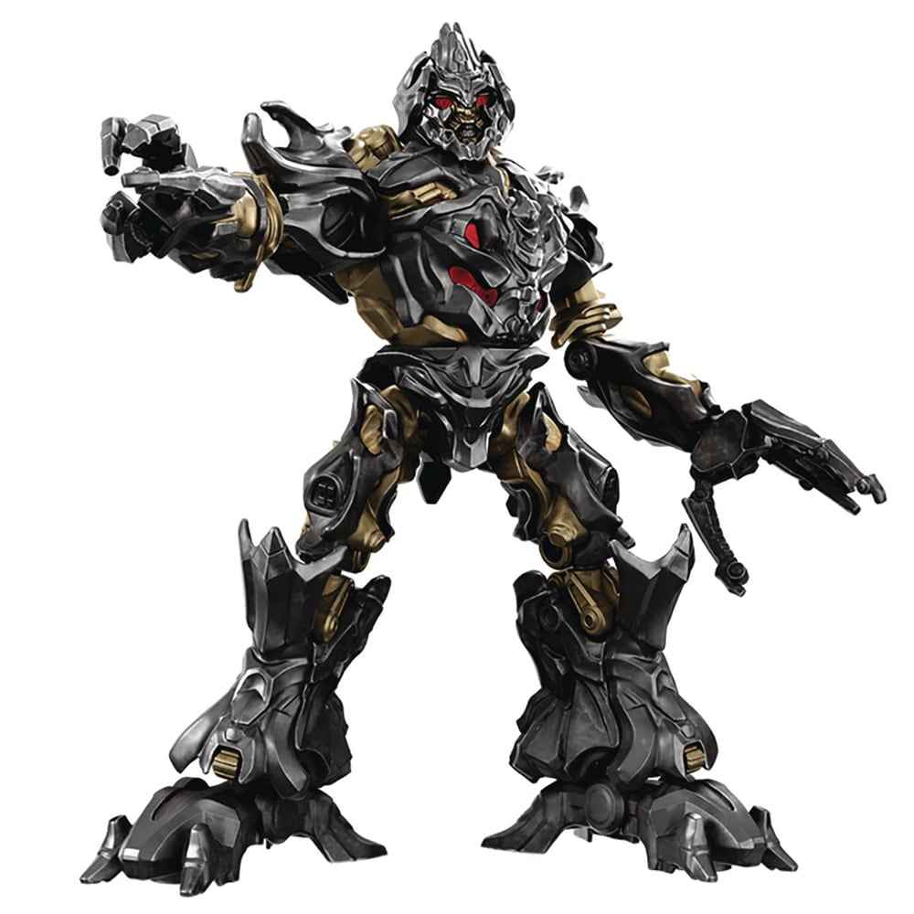 Blokees Transformers Class 10 Megatron med lyseffekt / Byggefigur med 75 dele / Bevægelig samlerfigur