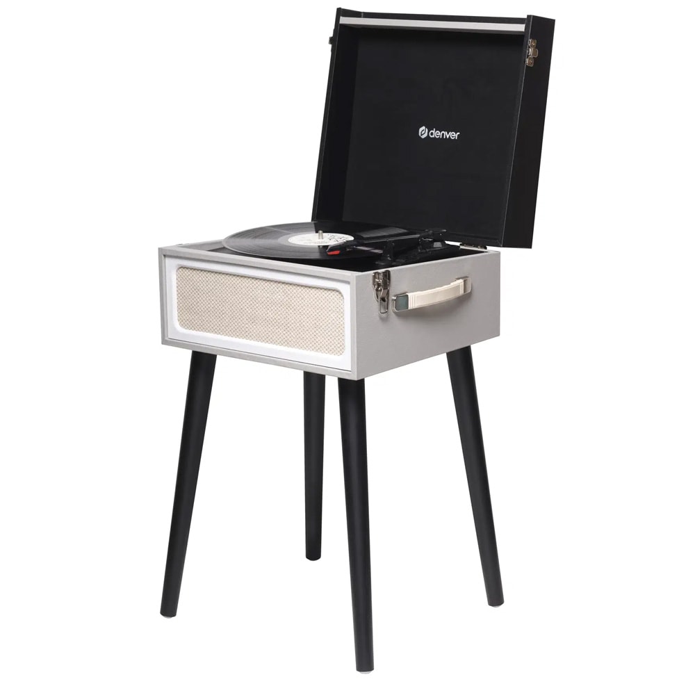 Denver VPR-250 Pladespiller med FM-radio, Bluetooth og MP3 / Pladespiller / Retro-pladespiller