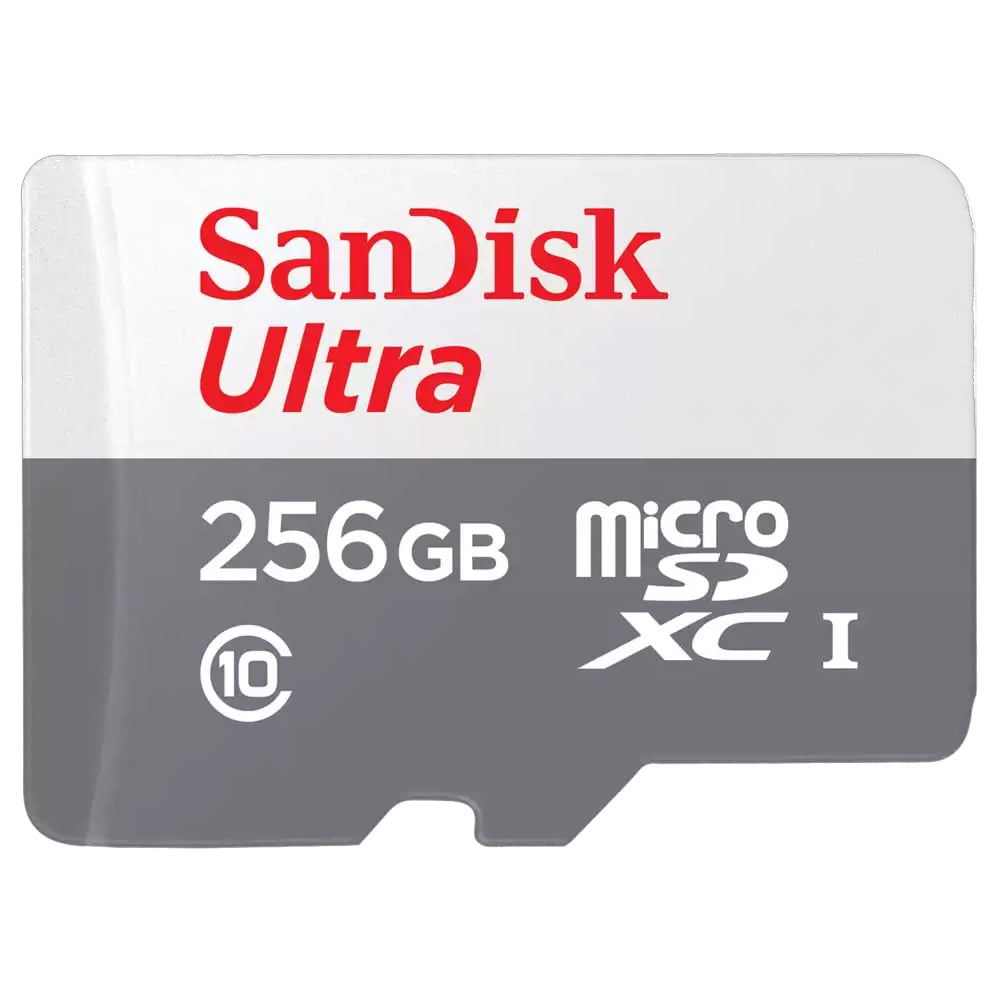 SanDisk Ultra microSD Class 10 256 GB / microSDXC-hukommelseskort / Hukommelseskort til Android