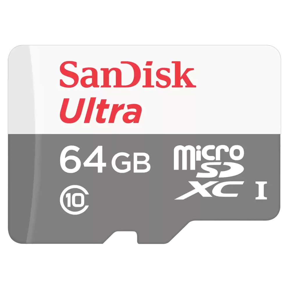 SanDisk Ultra microSD 64 GB / microSDXC-hukommelseskort / Hukommelseskort til Android og Full HD