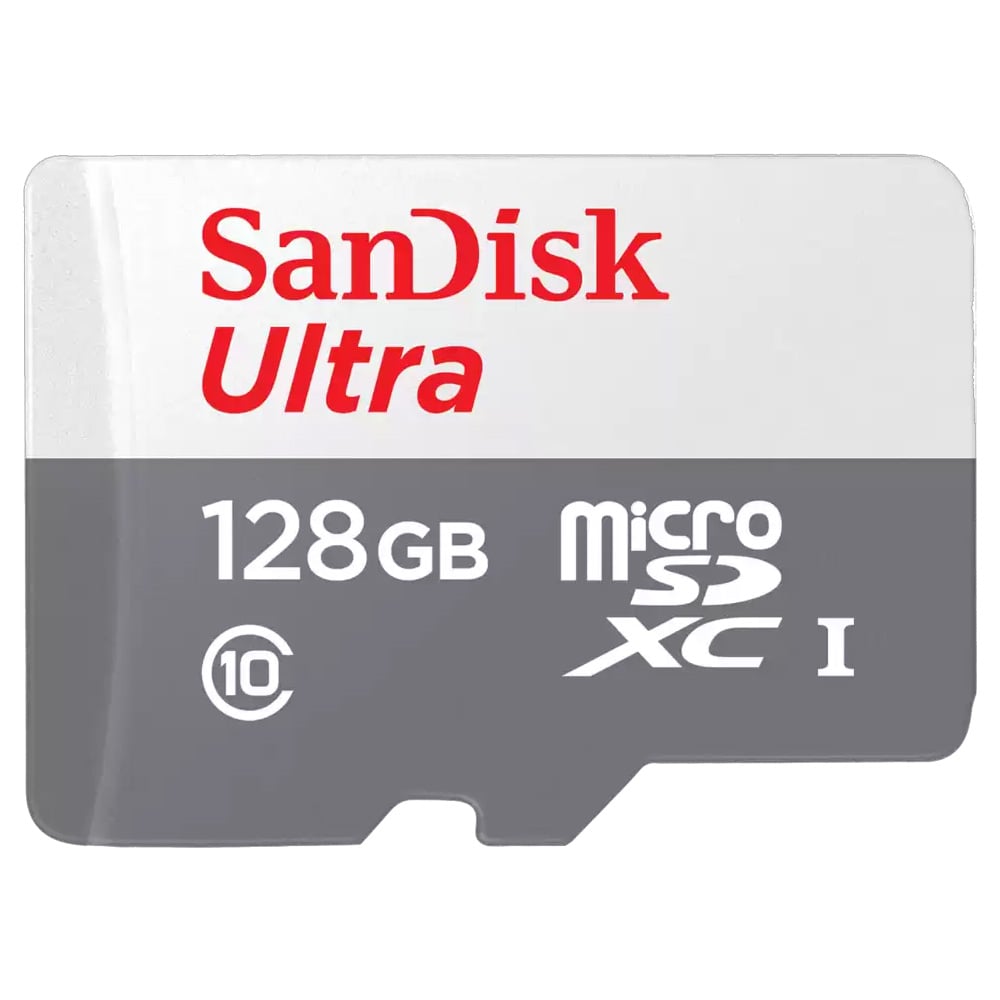 SanDisk Ultra microSD 128 GB / microSDXC-hukommelseskort / Hukommelseskort til Android og Full HD