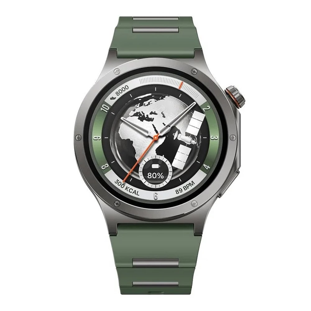 OnePlus Watch 4 5491100542 – Evergreen Titanium / Smartur / GPS-ur med Wear OS