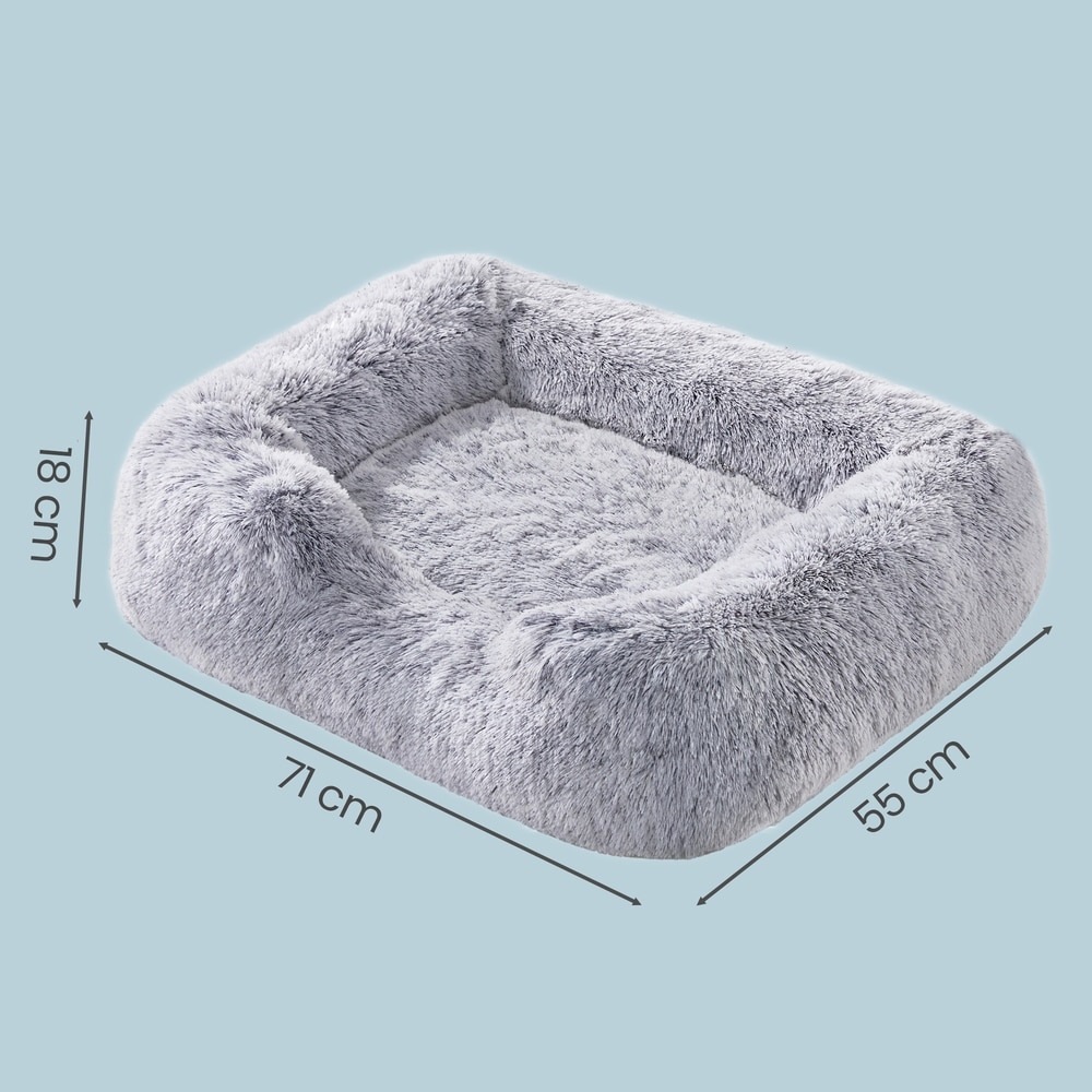 Hundsoffa med tvättbart överdrag 71x55 cm - Grå