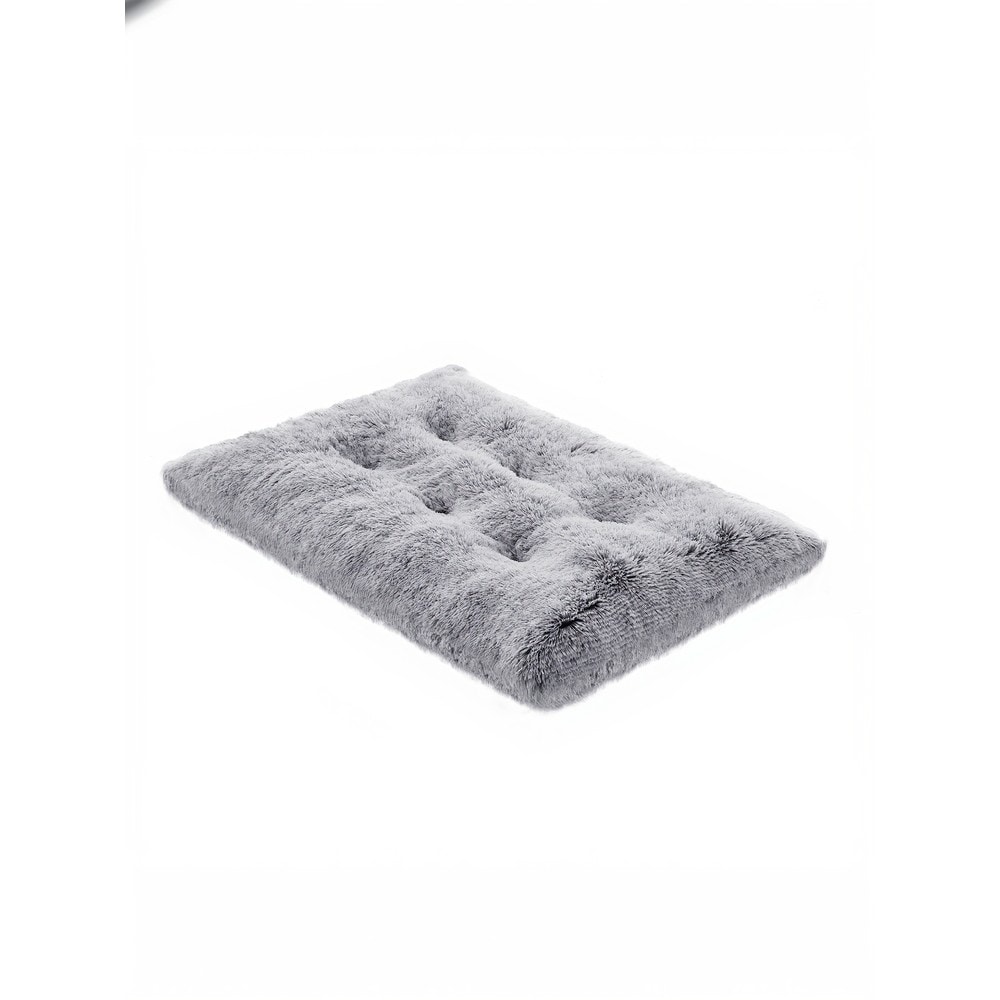 Product Image for Hundeseng i lang plys, 105 x 68 cm / Vaskbar hundepude / Hundemadras med skridsikker underside