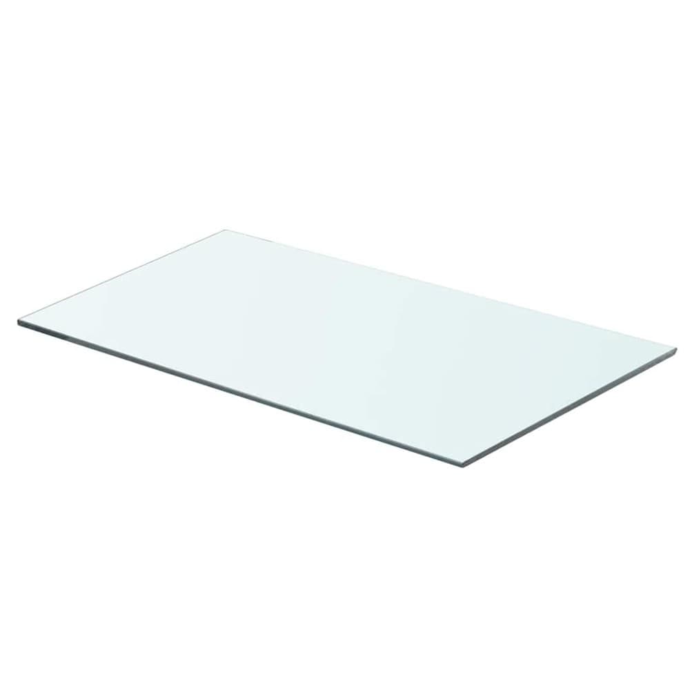 Glashylde 60×30 cm / hyldeplade i hærdet glas / væghylde – Gennemsigtig