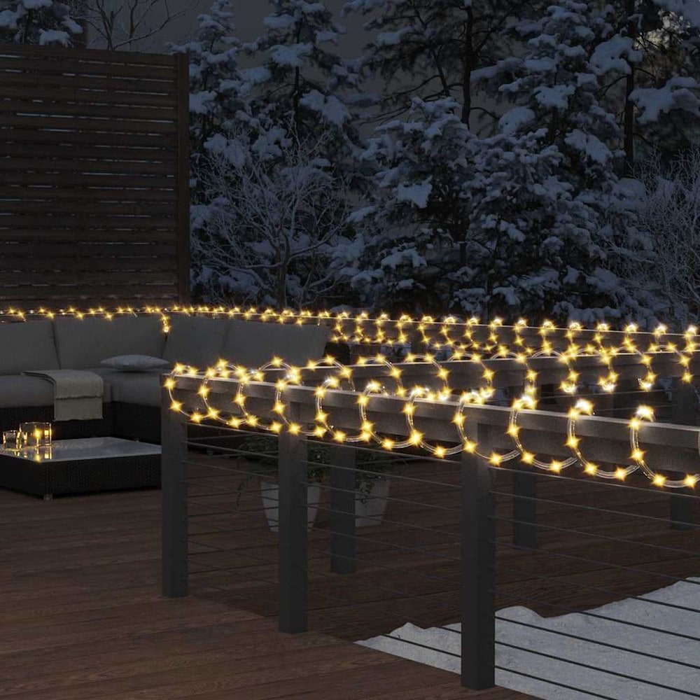Lysslange 50 m med 1200 LED / fleksibel LED-lyskæde til jul og dekoration – Varmhvid