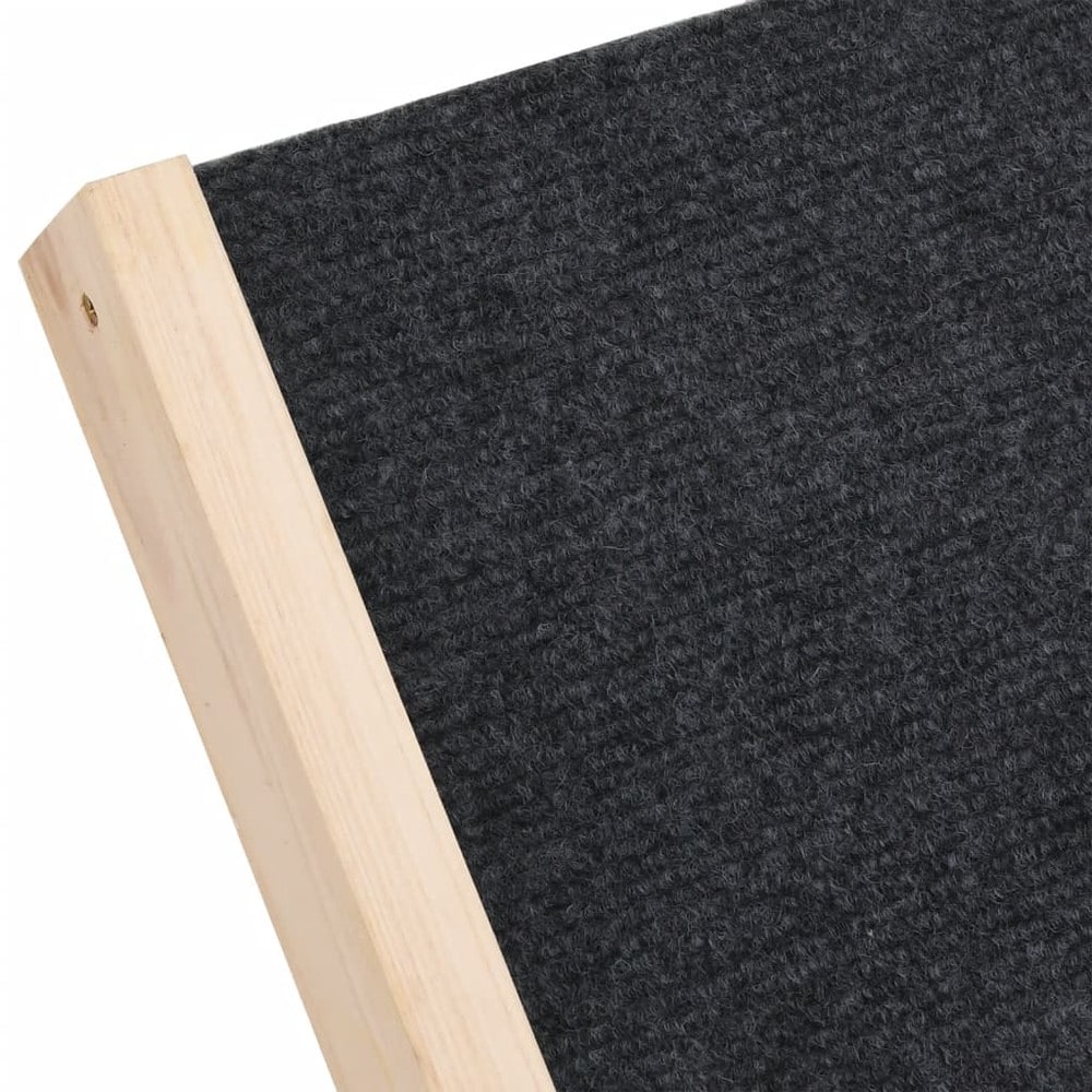 Hunderampe 70×35 cm / sammenklappelig kæledyrrampe med justerbar højde og skridsikker overflade