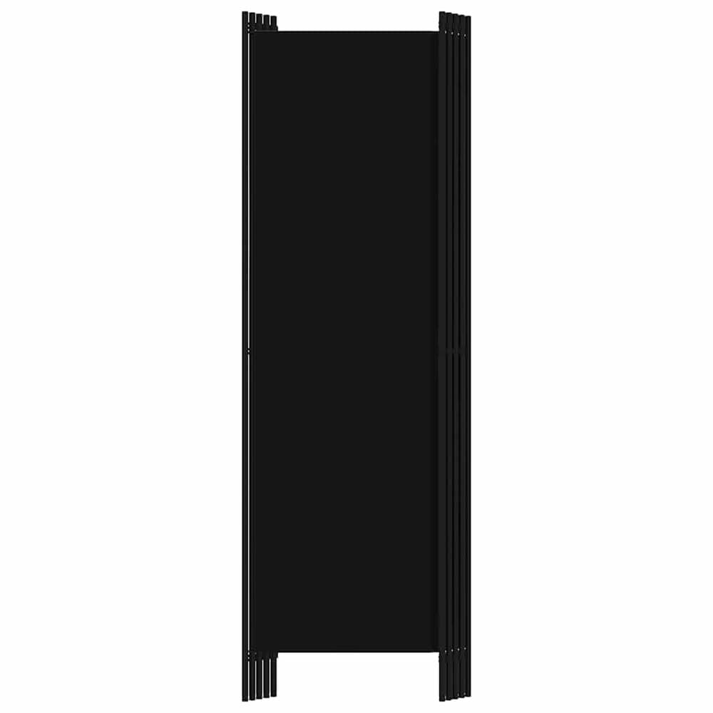 Rumdeler 5 paneler 250×180 cm / foldeskærm / skillevæg / afskærmning – Sort