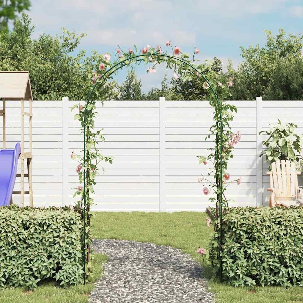 2 rosenbuer 140×39×240 cm / espalierbuer til roser og klatreplanter – Grøn