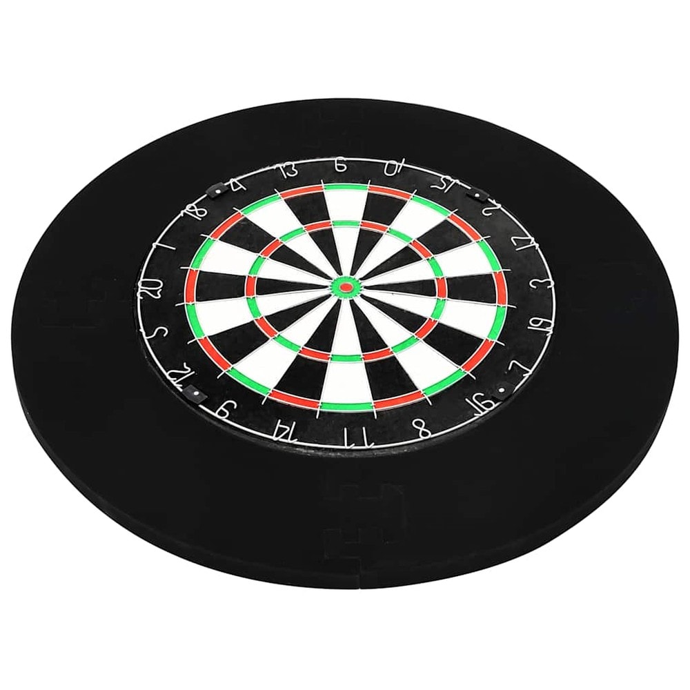 Vægbeskyttelse til dartskive Ø70,5 cm / beskyttelsesring / dart surround i EVA-skum – Sort