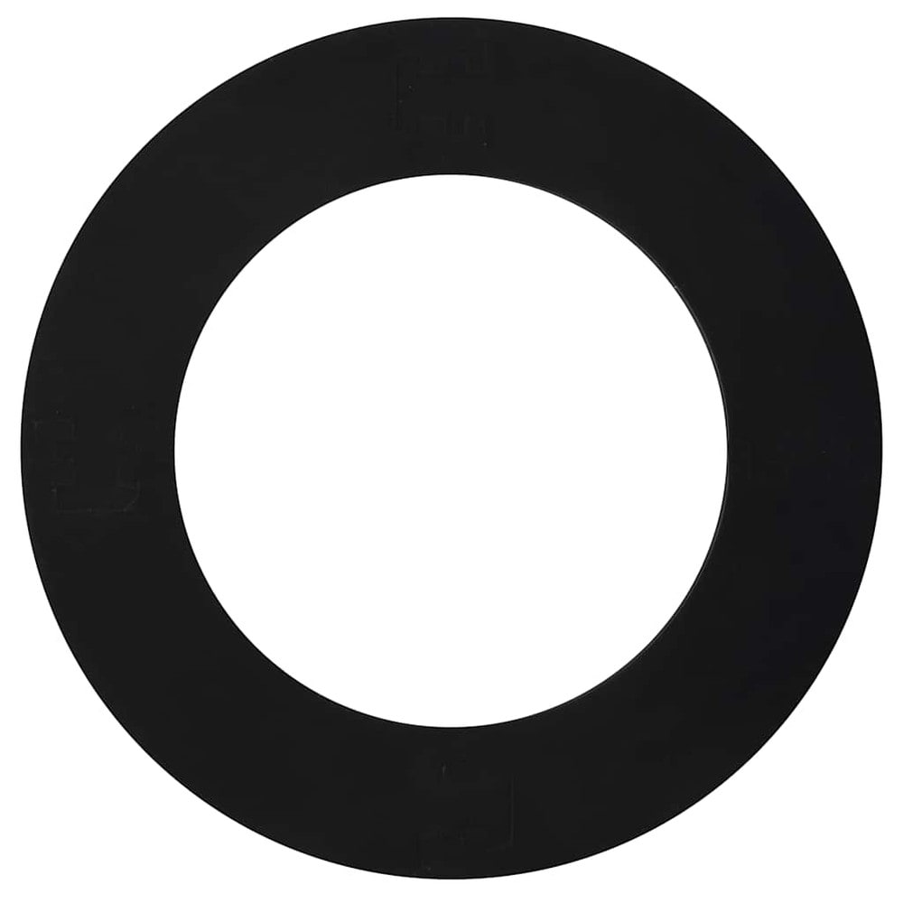 Vægbeskyttelse til dartskive Ø70,5 cm / beskyttelsesring / dart surround i EVA-skum – Sort