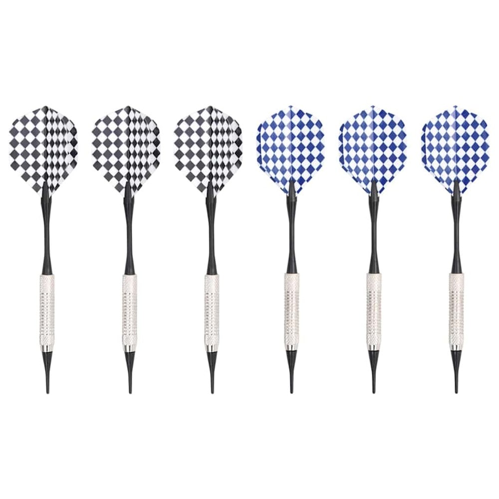 Elektronisk dartskive med 6 pile / dartspil med 26 spil, LCD-display og automatisk pointtælling