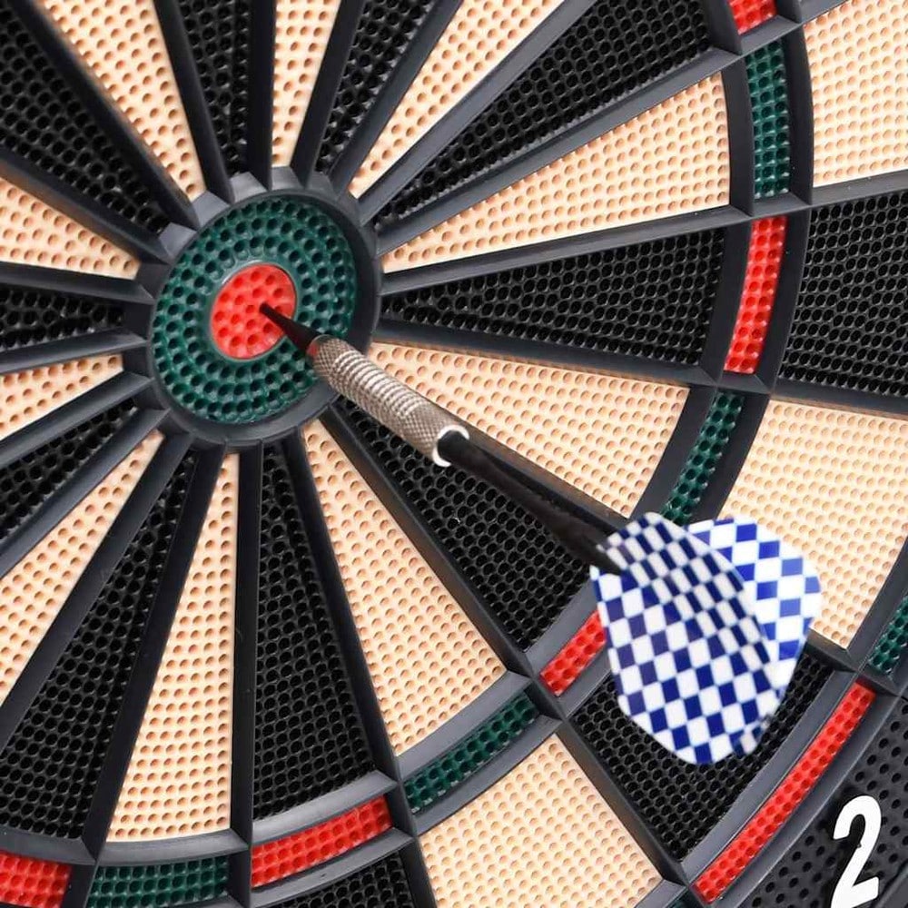 Elektronisk dartskive med 6 pile / dartspil med 26 spil, LCD-display og automatisk pointtælling