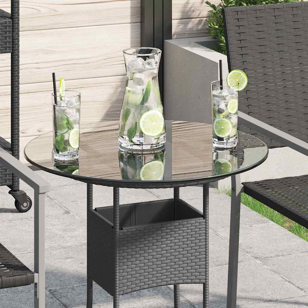 Rund bordplade i hærdet glas Ø50 cm / glasplade til bord – Gennemsigtig