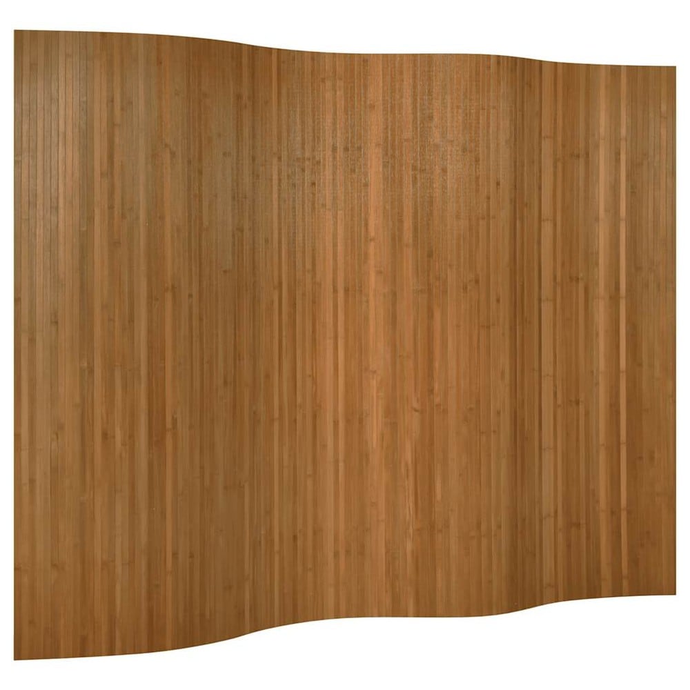 Rumdeler i bambus 250×165 cm / skærmvæg / afskærmning – Brun