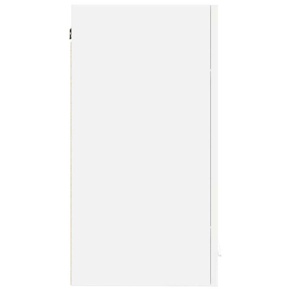 Overskab til køkken 60×31×60 cm / køkkenskab med 2 hylder og låger / vægskab – Hvid