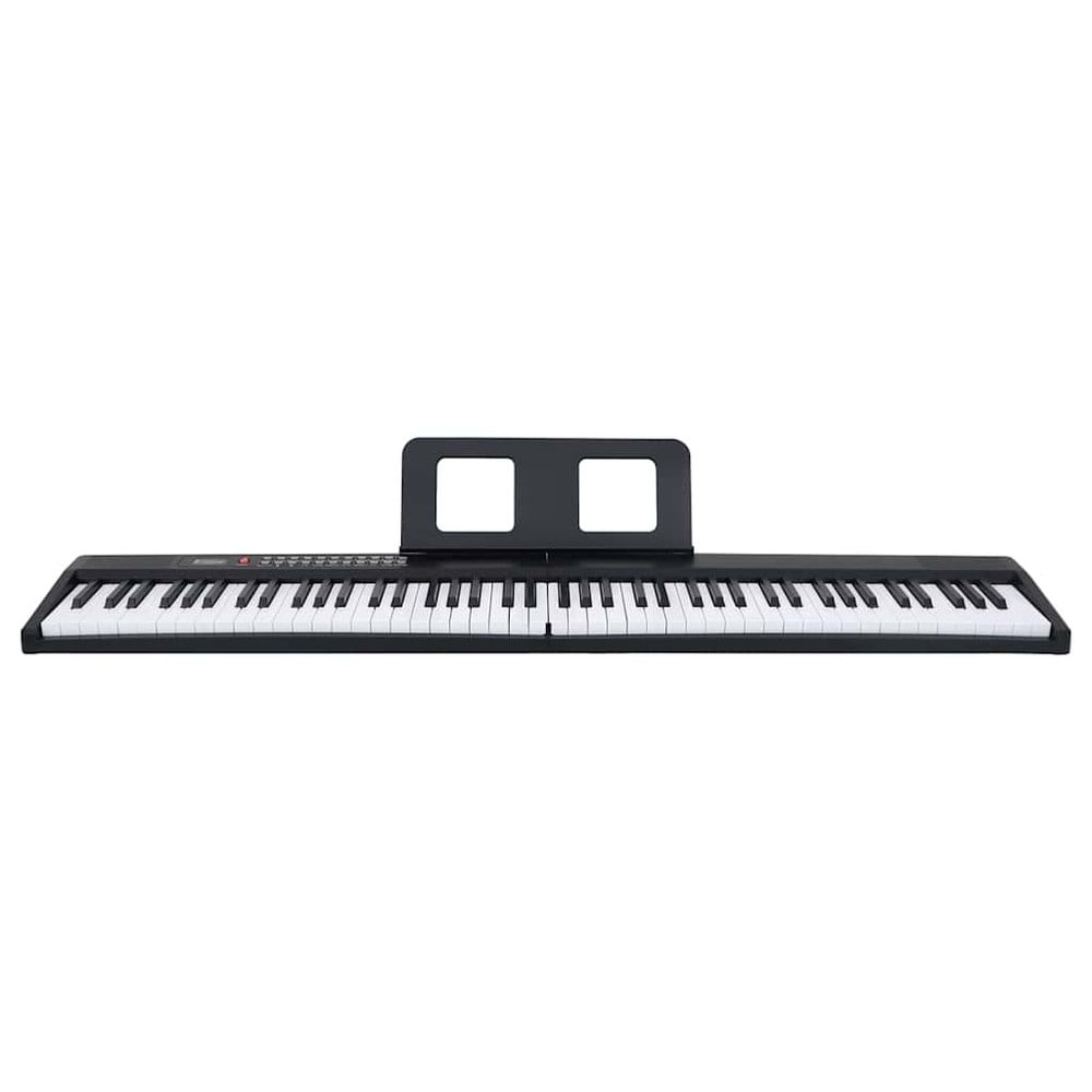 Sammenklappeligt keyboard med 88 tangenter og nodestativ / Bærbart elektrisk klaver / Sammenklappeligt keyboard