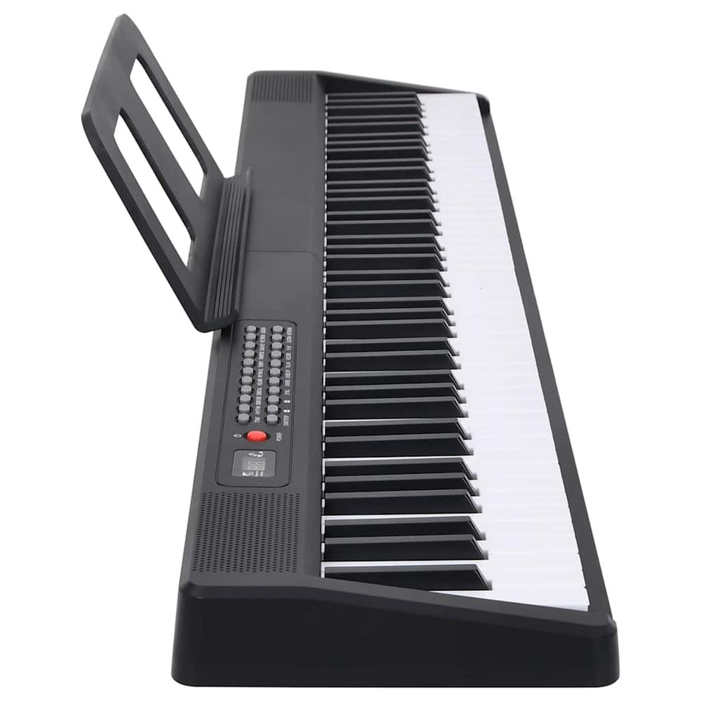 Sammenklappeligt keyboard med 88 tangenter og nodestativ / Bærbart elektrisk klaver / Sammenklappeligt keyboard