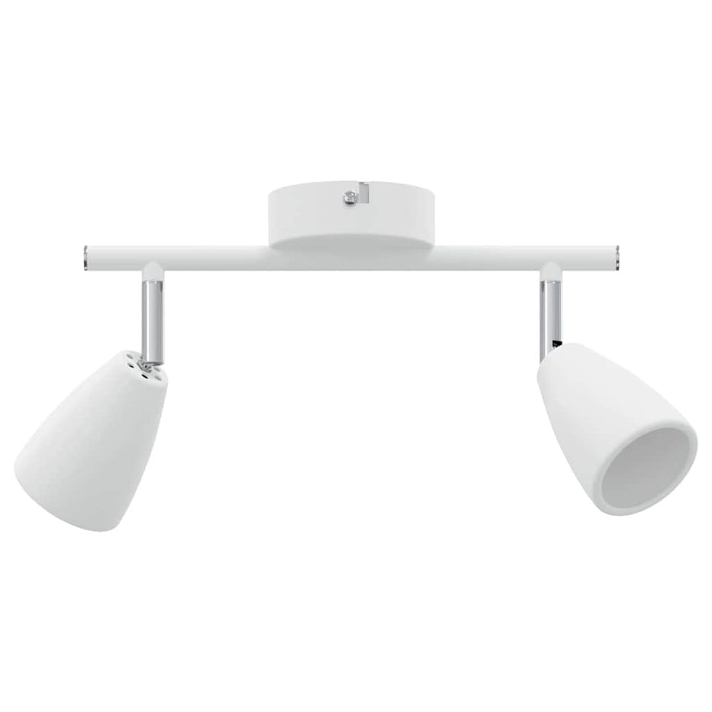 Loftspot med drejelige spotlamper – Hvid / Justerbar loftlampe / To-armet spotlampe