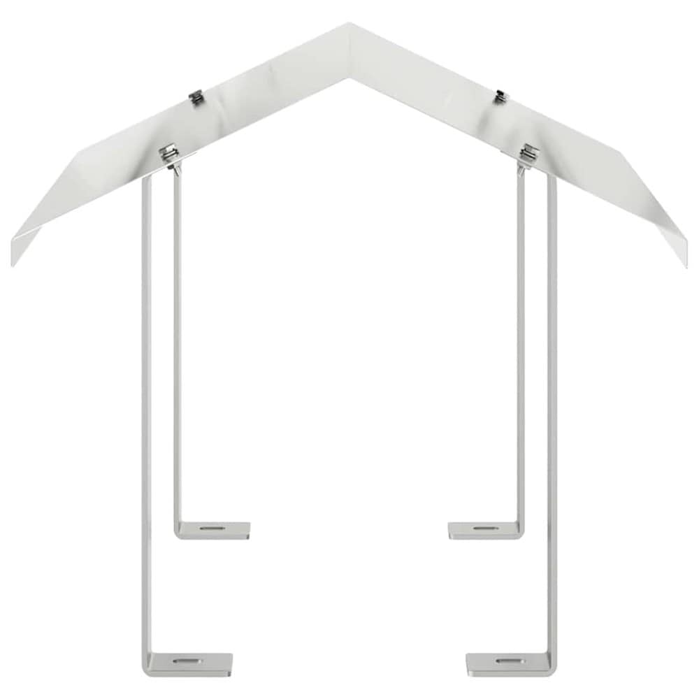Skorstenshætte 40×40×37,5 cm / skorstensbeskyttelse / hætte til udendørs pejs – Rustfrit stål