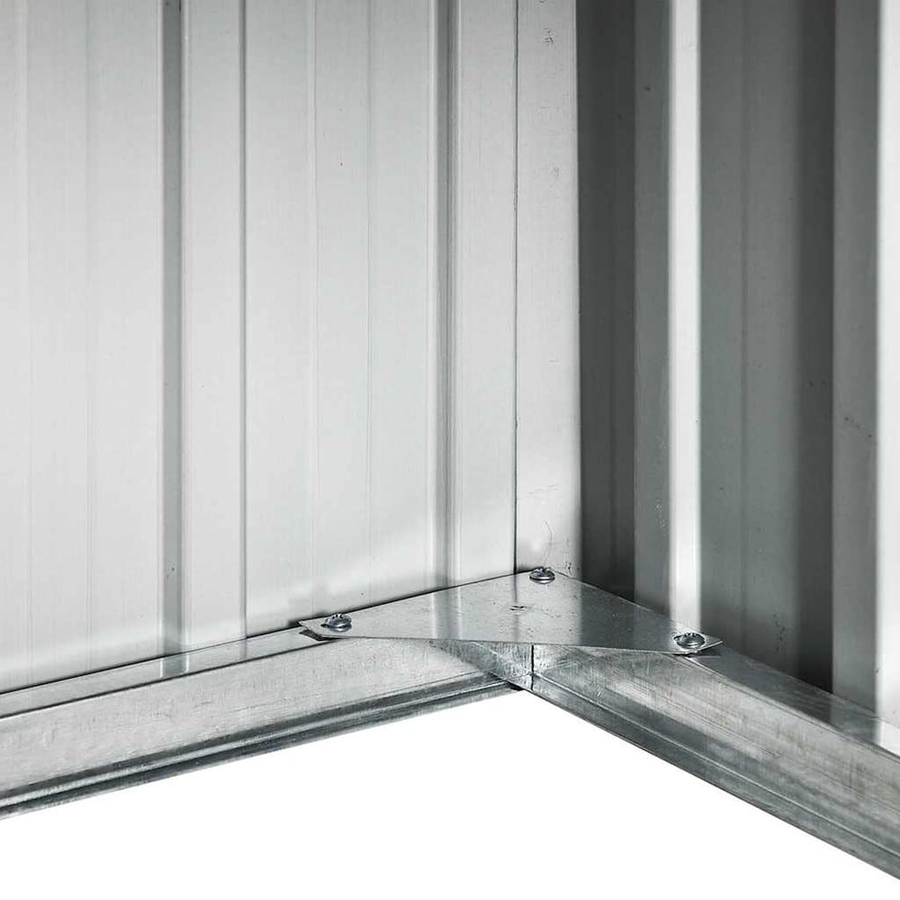 Garage til robotplæneklipper 92×97×63 cm / beskyttelse til plæneklipper i galvaniseret stål – Antracit