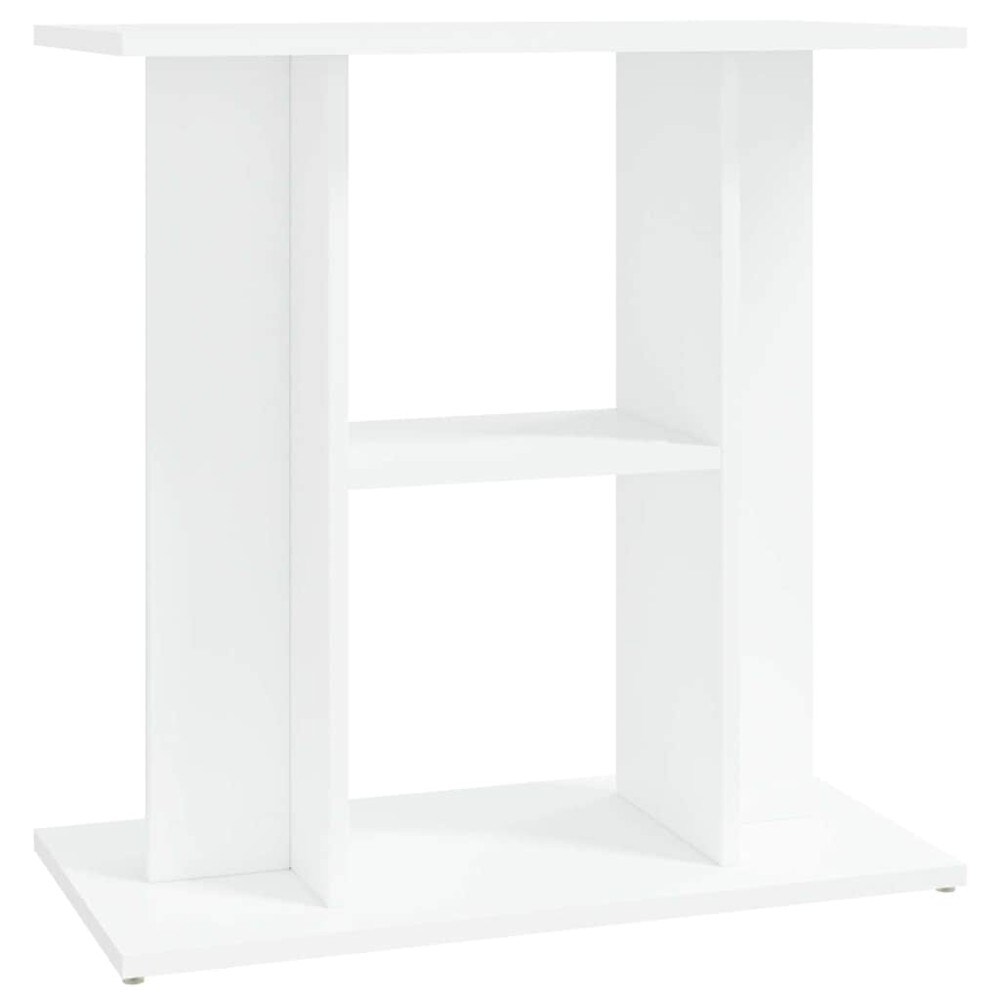 Akvariebord 60x30x60 cm – Hvid / Akvariehylde med hylder / Akvariebord med opbevaringsplads