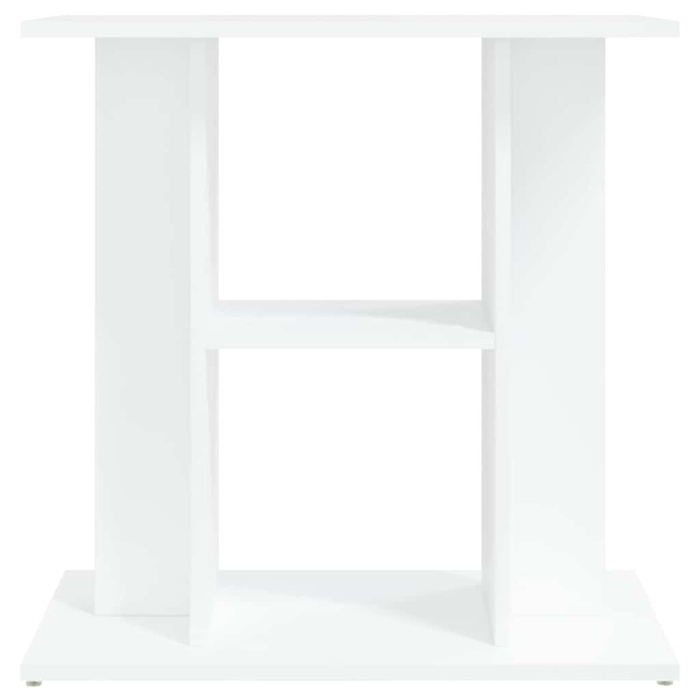 Akvariebord 60x30x60 cm – Hvid / Akvariehylde med hylder / Akvariebord med opbevaringsplads
