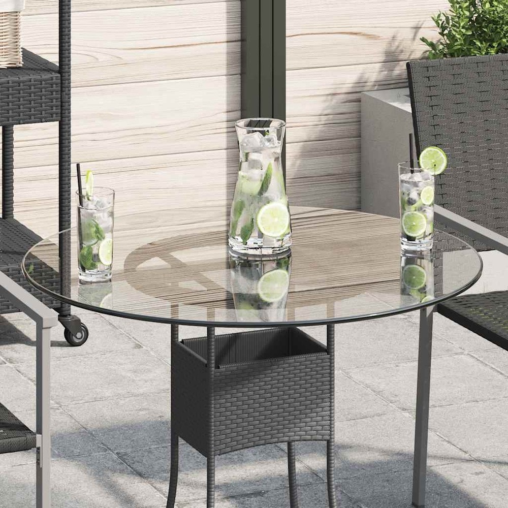 Rund bordplade i hærdet glas Ø70 cm / glasplade til spisebord, sofabord og havebord