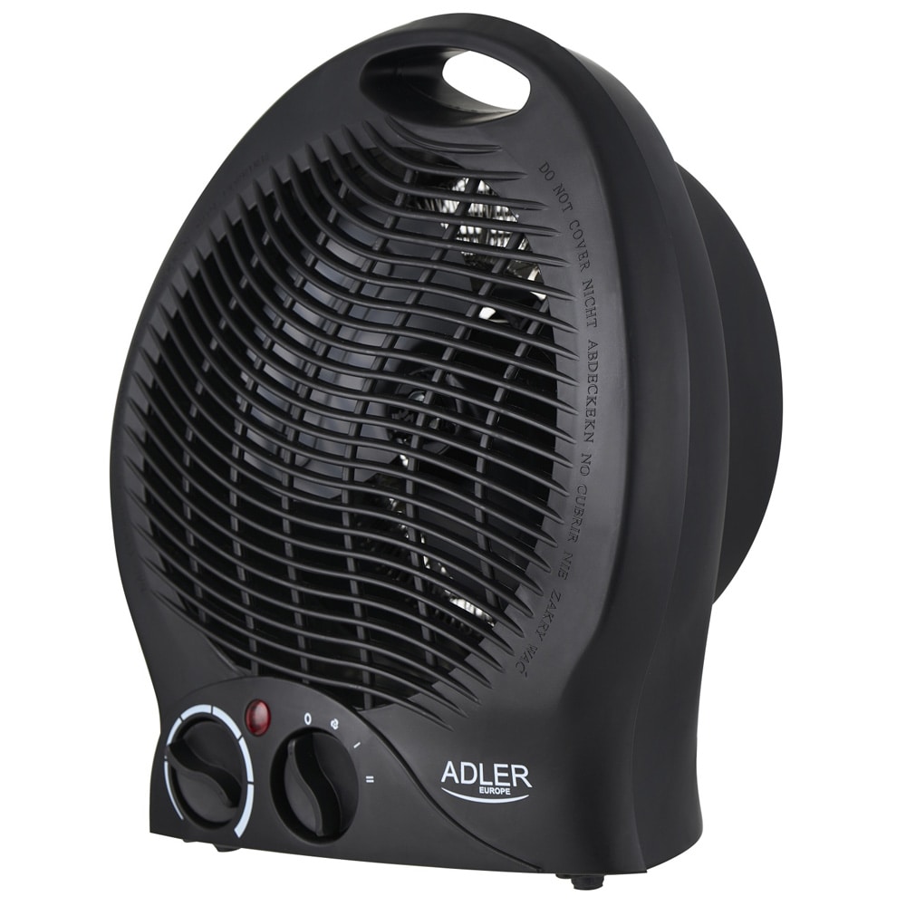 Adler varmeblæser 2000 W / Bærbar varmeblæser med termostat / Elektrisk ekstravarmelegeme