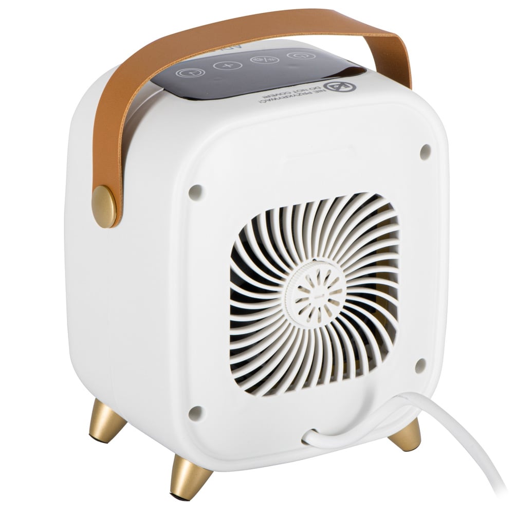 Adler keramisk varmeblæser 1000 W med timer / Bærbar keramisk varmeapparat / Elektrisk rumvarmer