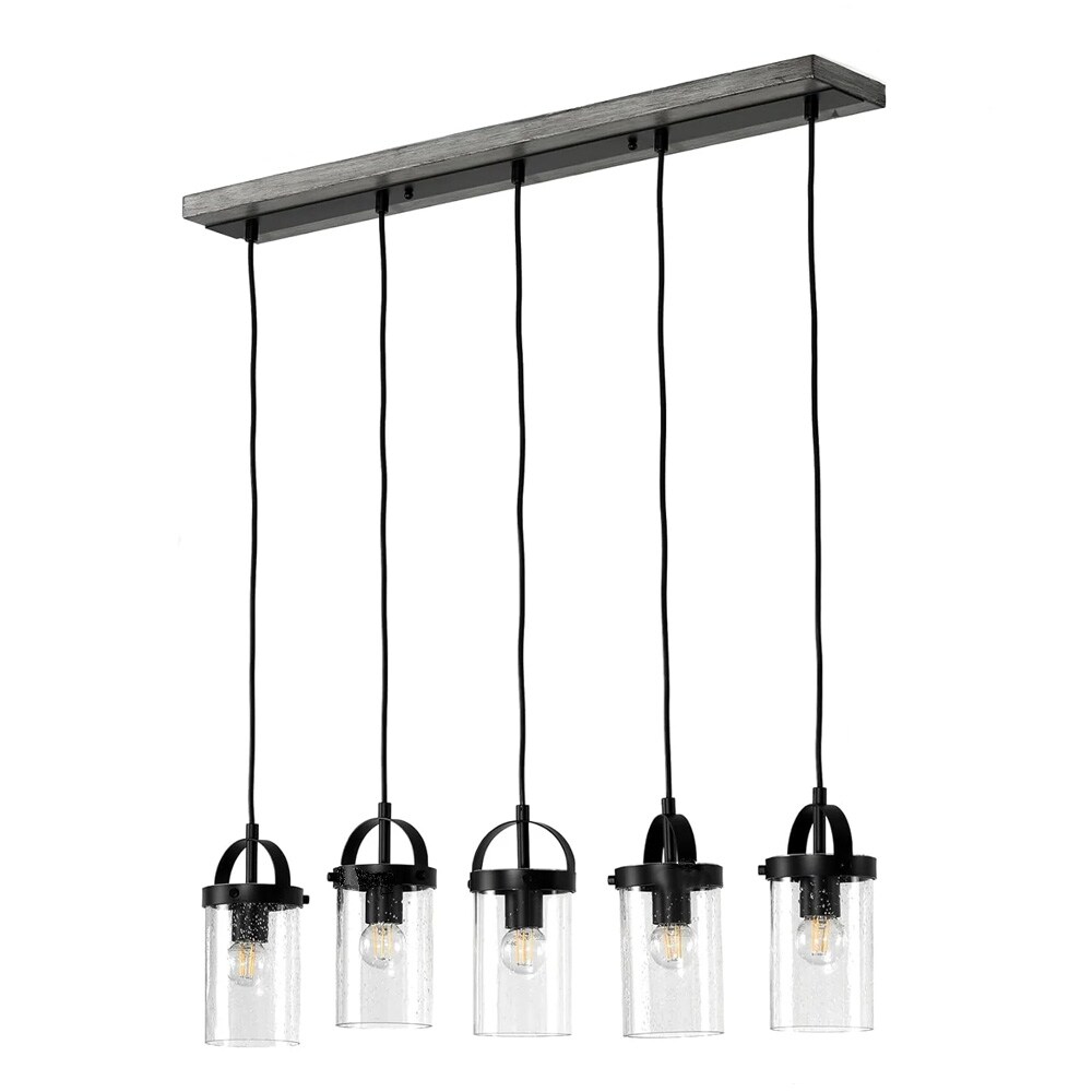 Loftslampe med dobbelte glaskupler / pendellampe med justerbar højde / hængelampe – Guld