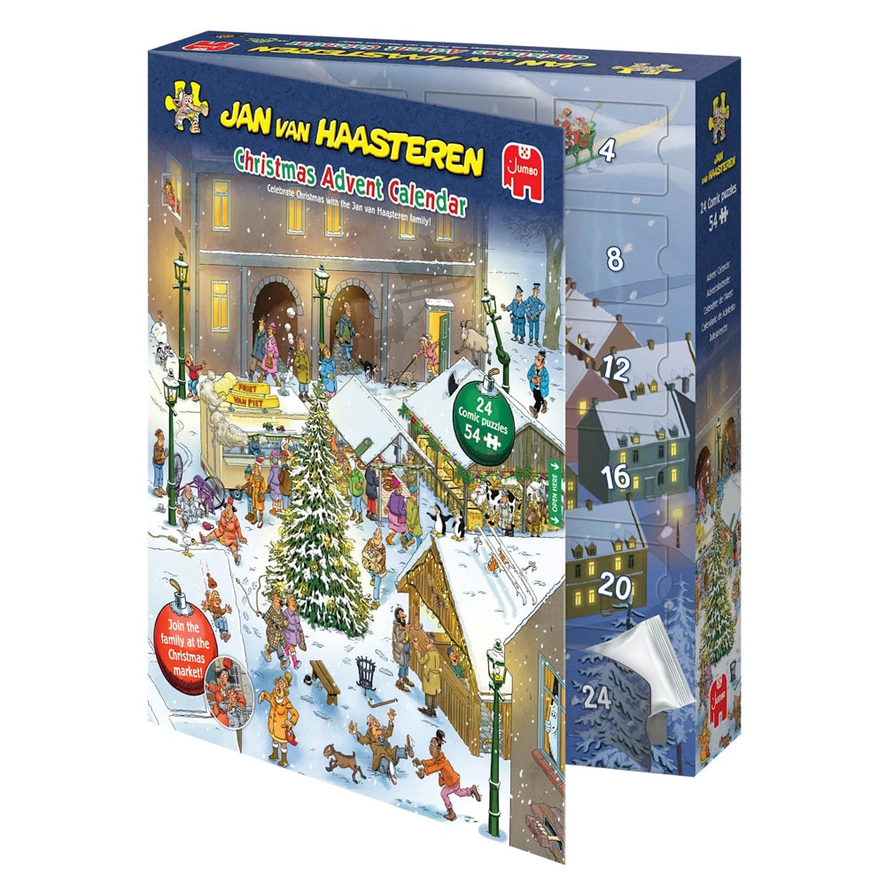 Jan van Haasteren Puslespil-julekalender 2026 / Puslespilskalender / Julekalender med puslespil