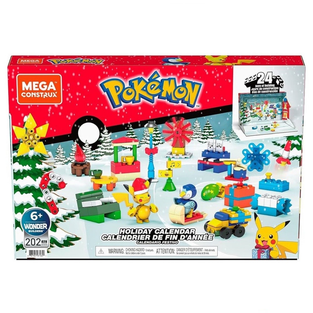 Mega Construx Pokemon-julekalender / Pokemon-julekalender / Byggekalender med figurer