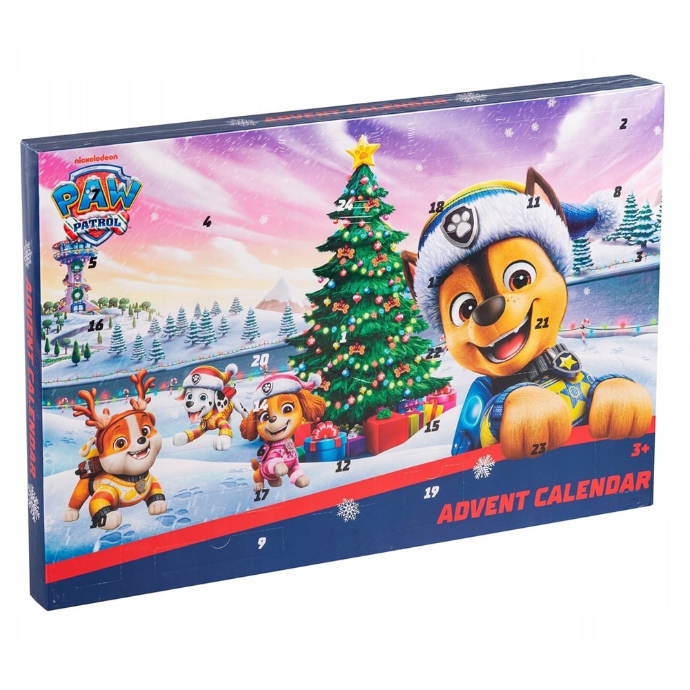Paw Patrol-julekalender / Julekalender med skriveartikler / Kreativ børnekalender