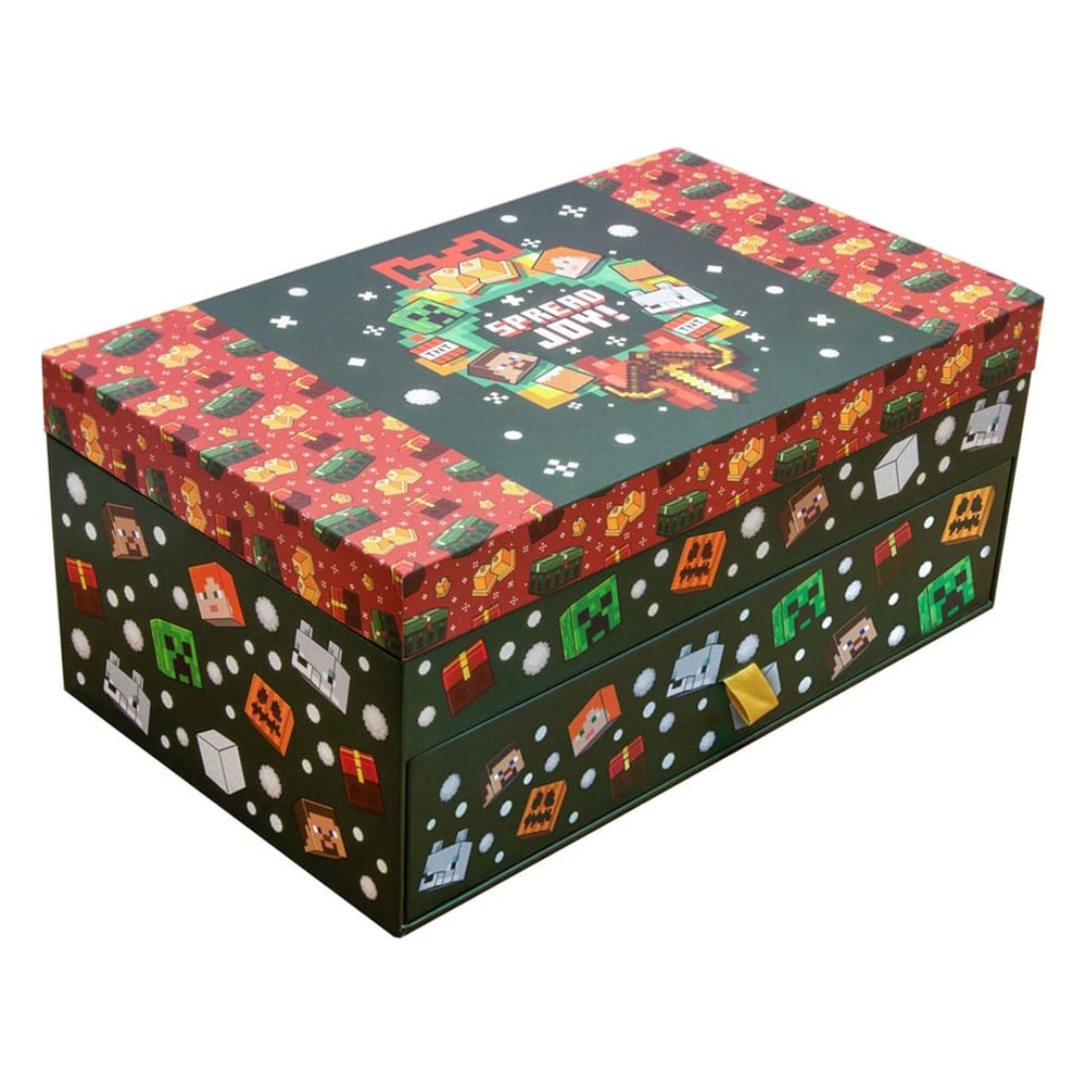 Minecraft Keepsake Box-julekalender / Minecraft-julekalender / Gavekalender med opbevaringsmulighed