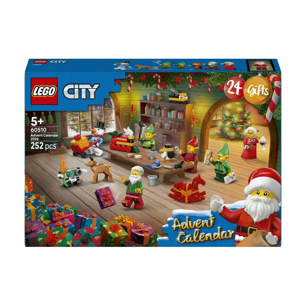 Lego Lego City-julekalender / LEGO-julekalender med byggesæt / Byggekalender med figurer